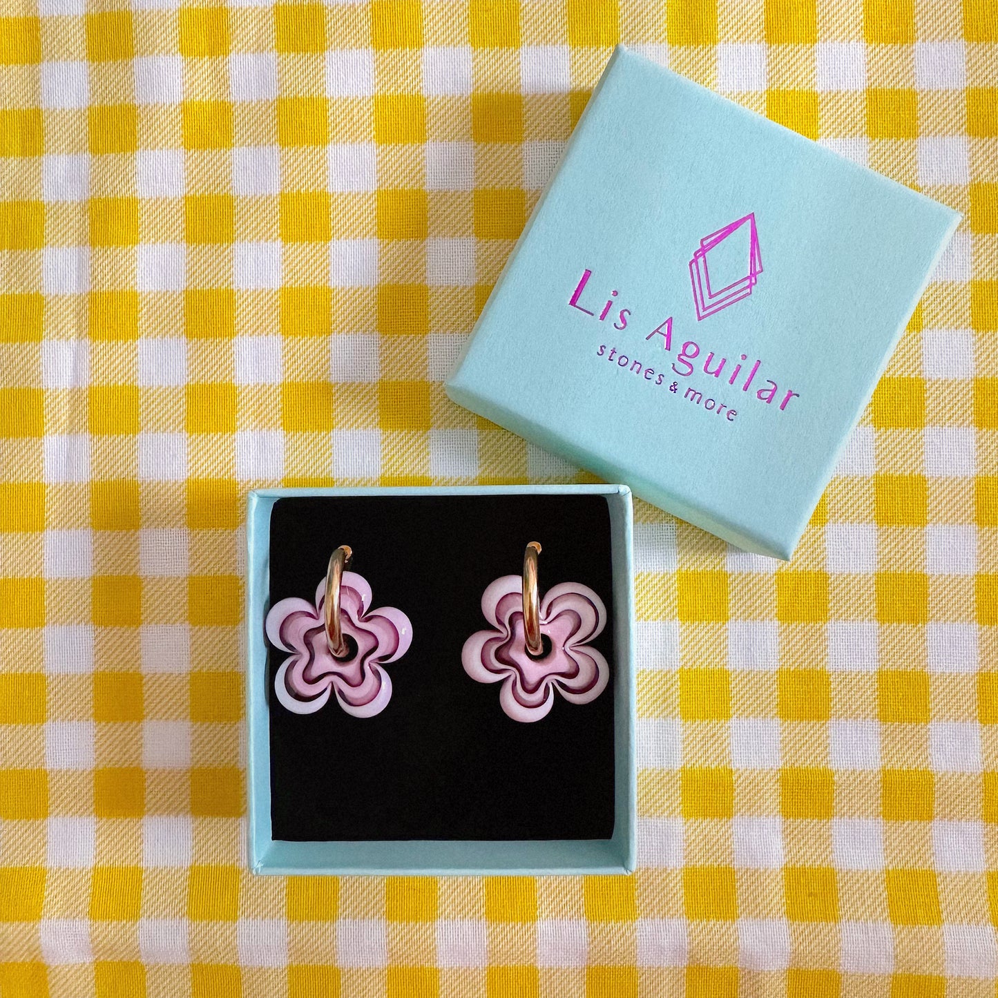 Lilac Flower Earrings